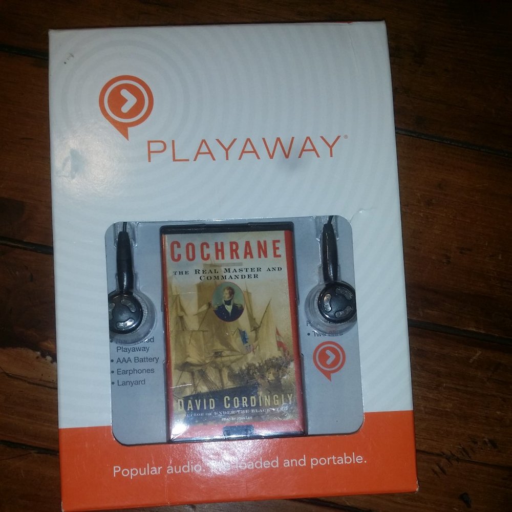 New Playaway Cochrane Audiobook David Cordingly